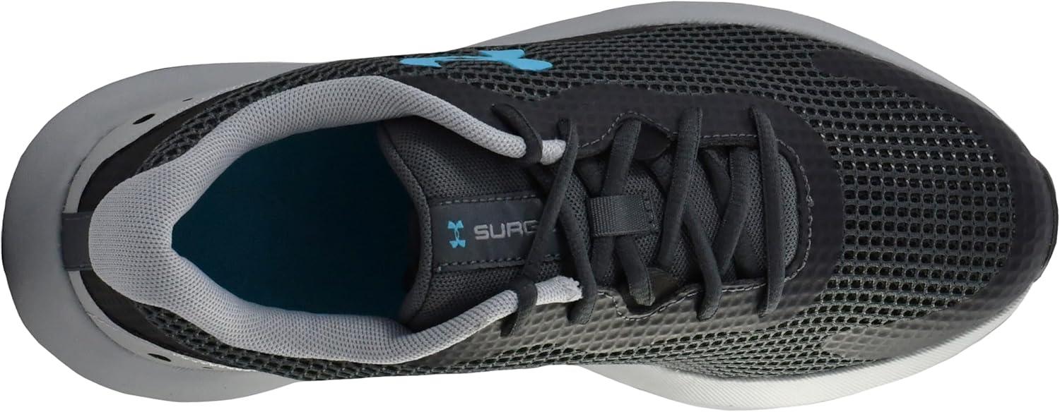 image:imageUnder Armour Mens Surge 3Running Shoe104 Pitch GrayMod GrayBlue Surf