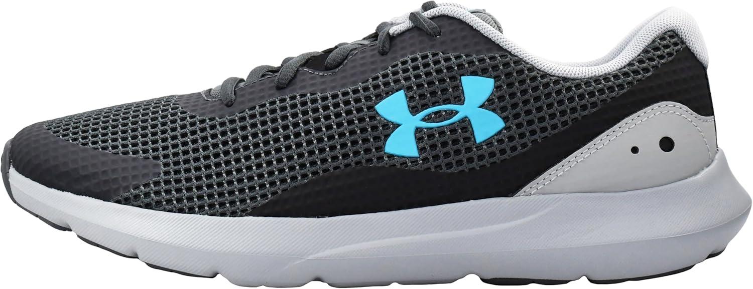 image:imageUnder Armour Mens Surge 3Running Shoe104 Pitch GrayMod GrayBlue Surf