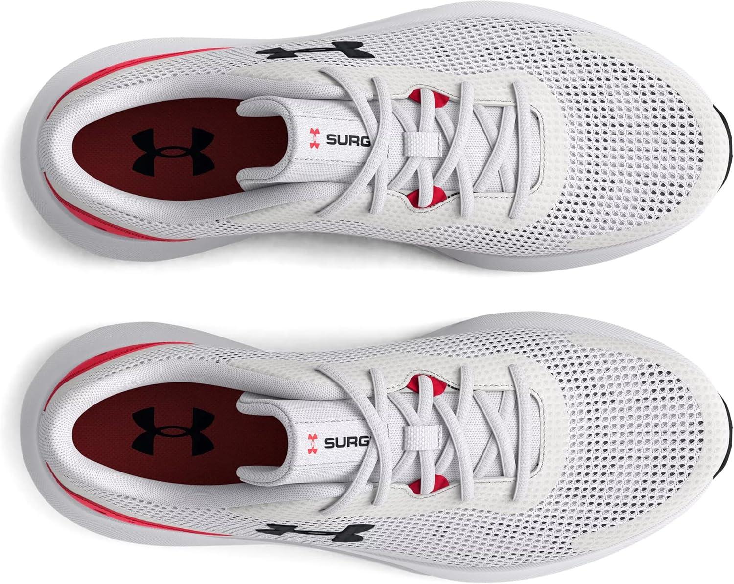 image:imageUnder Armour Mens Surge 3Running Shoe108 WhiteRedBlack