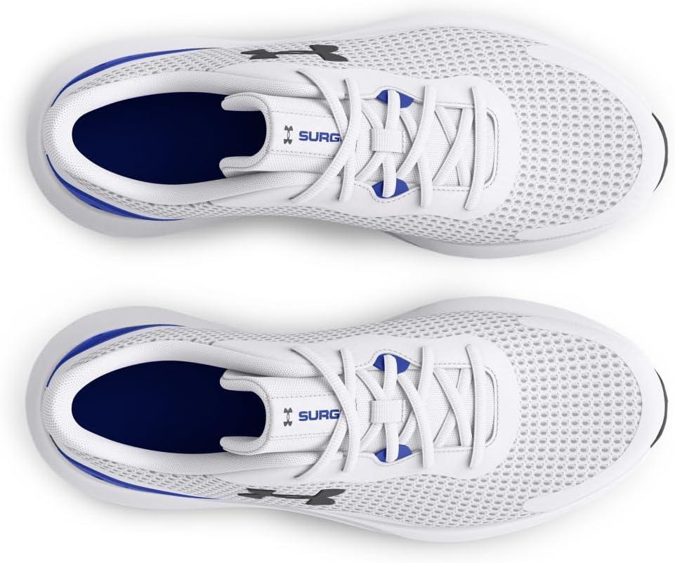 image:imageUnder Armour Mens Surge 3Running Shoe112 WhiteTeam RoyalJet Gray