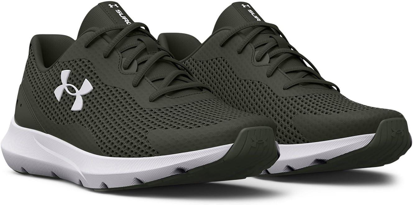 image:imageUnder Armour Mens Surge 3Running Shoe302 Baroque GreenWhiteWhite