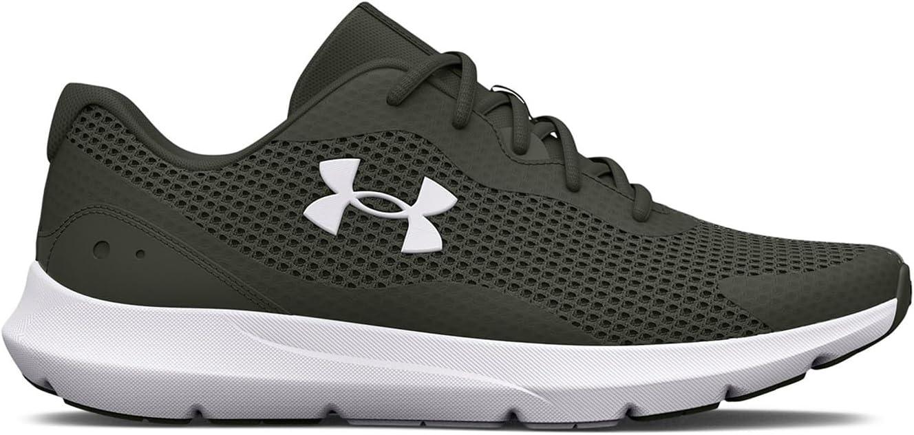image:imageUnder Armour Mens Surge 3Running Shoe302 Baroque GreenWhiteWhite