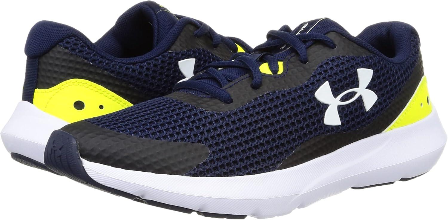 image:imageUnder Armour Mens Surge 3Running Shoe402 Midnight NavyYellow RayWhite