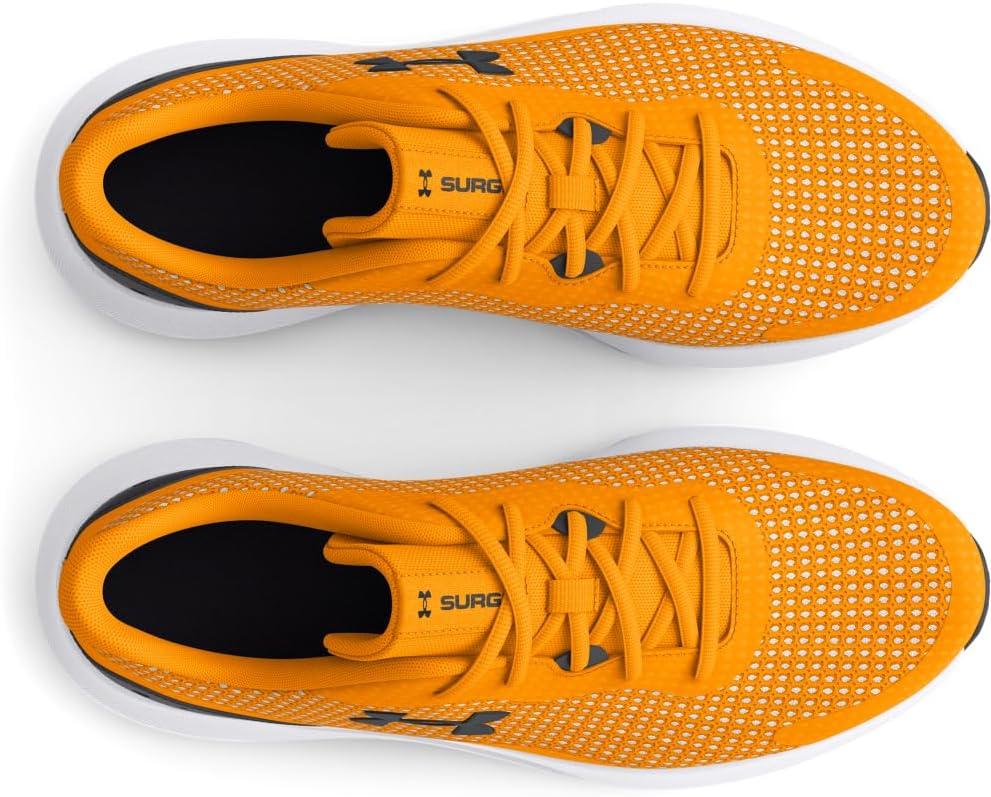 image:imageUnder Armour Mens Surge 3Running Shoe802 Formula OrangeJet GrayBlack