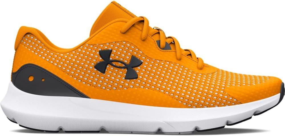 image:imageUnder Armour Mens Surge 3Running Shoe802 Formula OrangeJet GrayBlack
