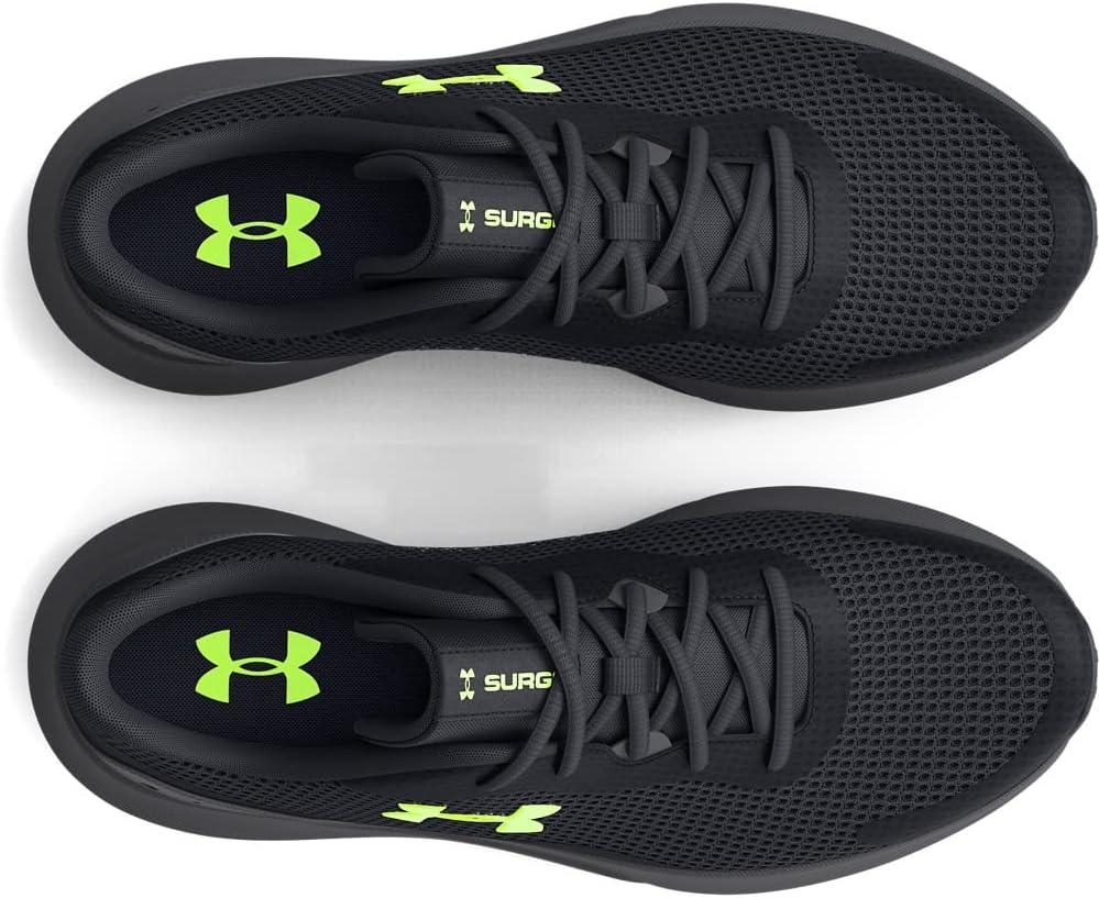 image:imageUnder Armour Mens Surge 3Running ShoeBlack 004Highvis Yellow