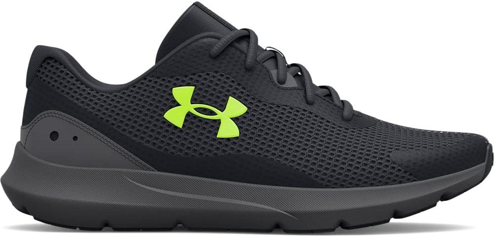 image:imageUnder Armour Mens Surge 3Running ShoeBlack 004Highvis Yellow
