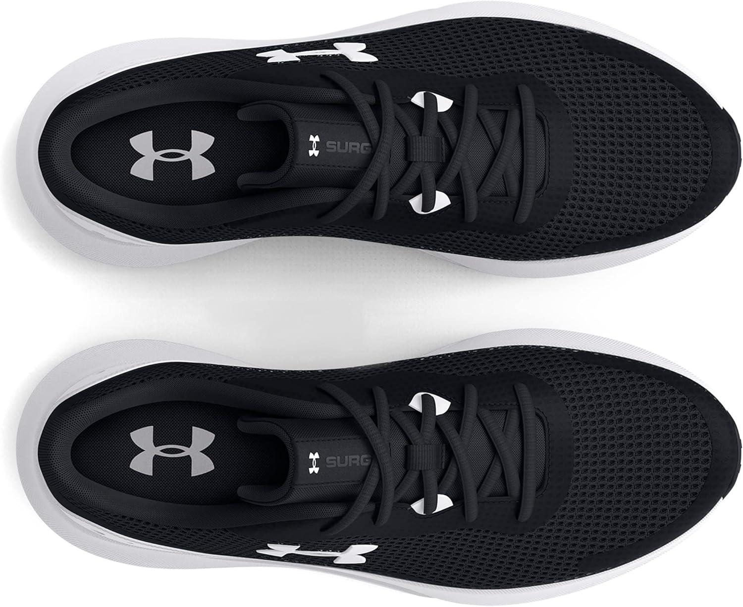 image:imageUnder Armour Mens Surge 3Running ShoeBlackWhite