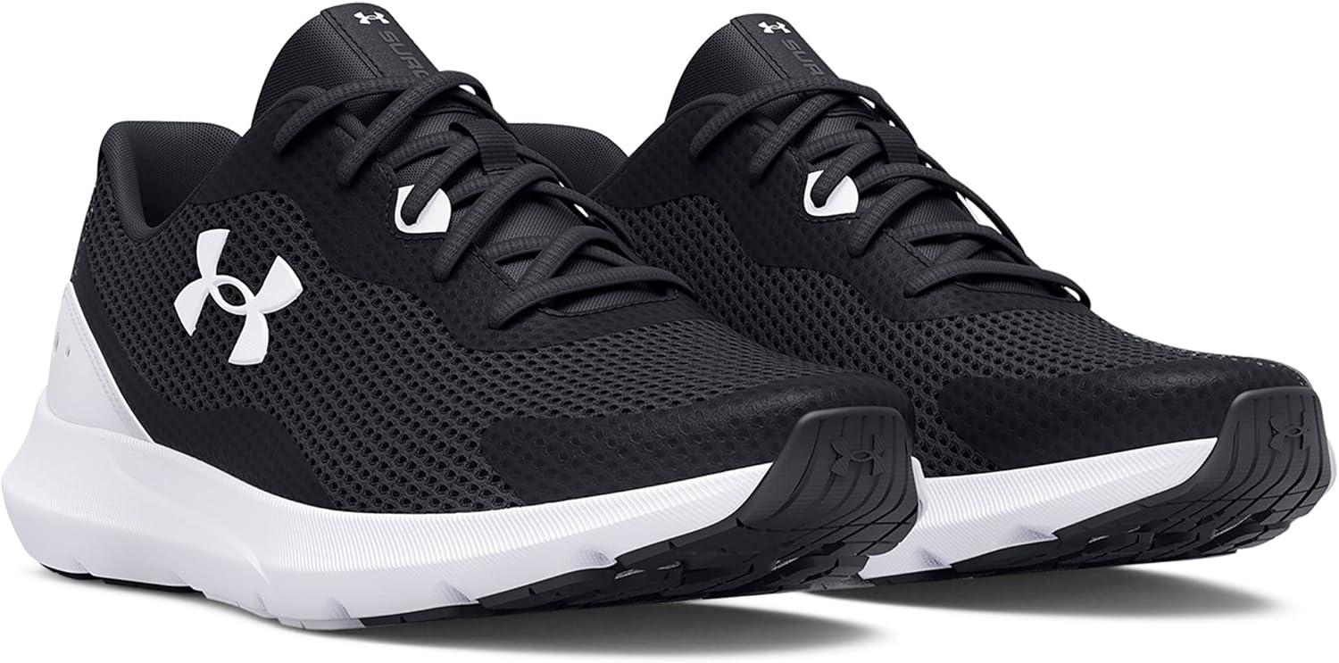 image:imageUnder Armour Mens Surge 3Running ShoeBlackWhite