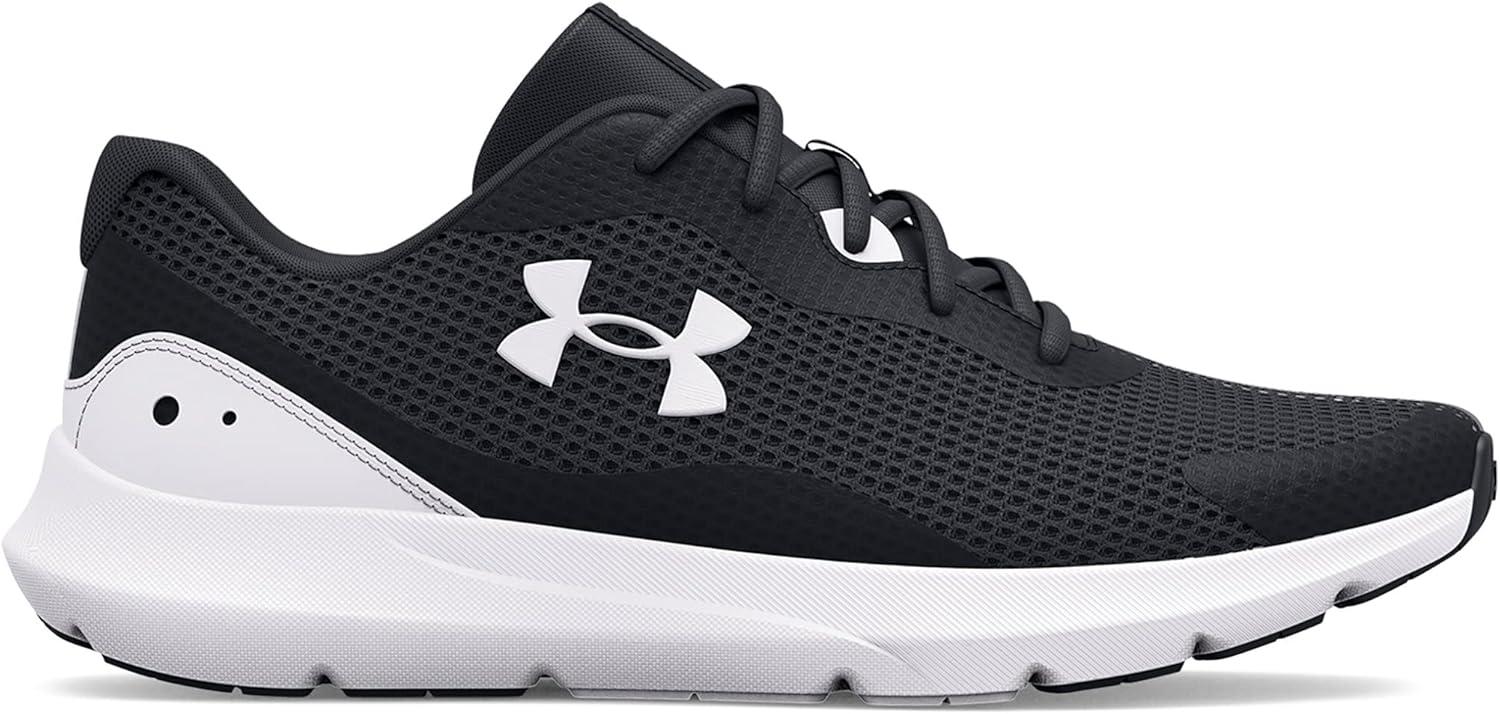 image:imageUnder Armour Mens Surge 3Running ShoeBlackWhite
