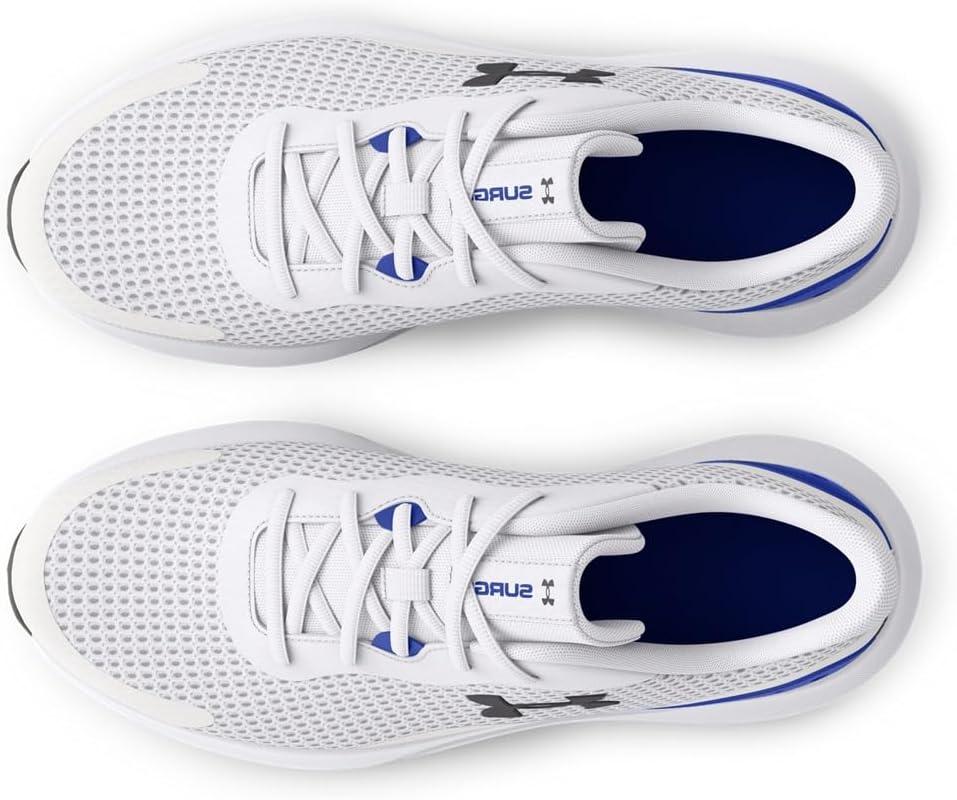 image:imageUnder Armour Mens Surge 3Running ShoeWhiteTeam RoyalJet Gray
