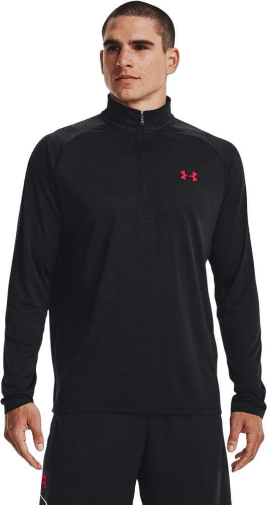image:imageUnder Armour Mens Tech 20 Zip005 Black Radio Red