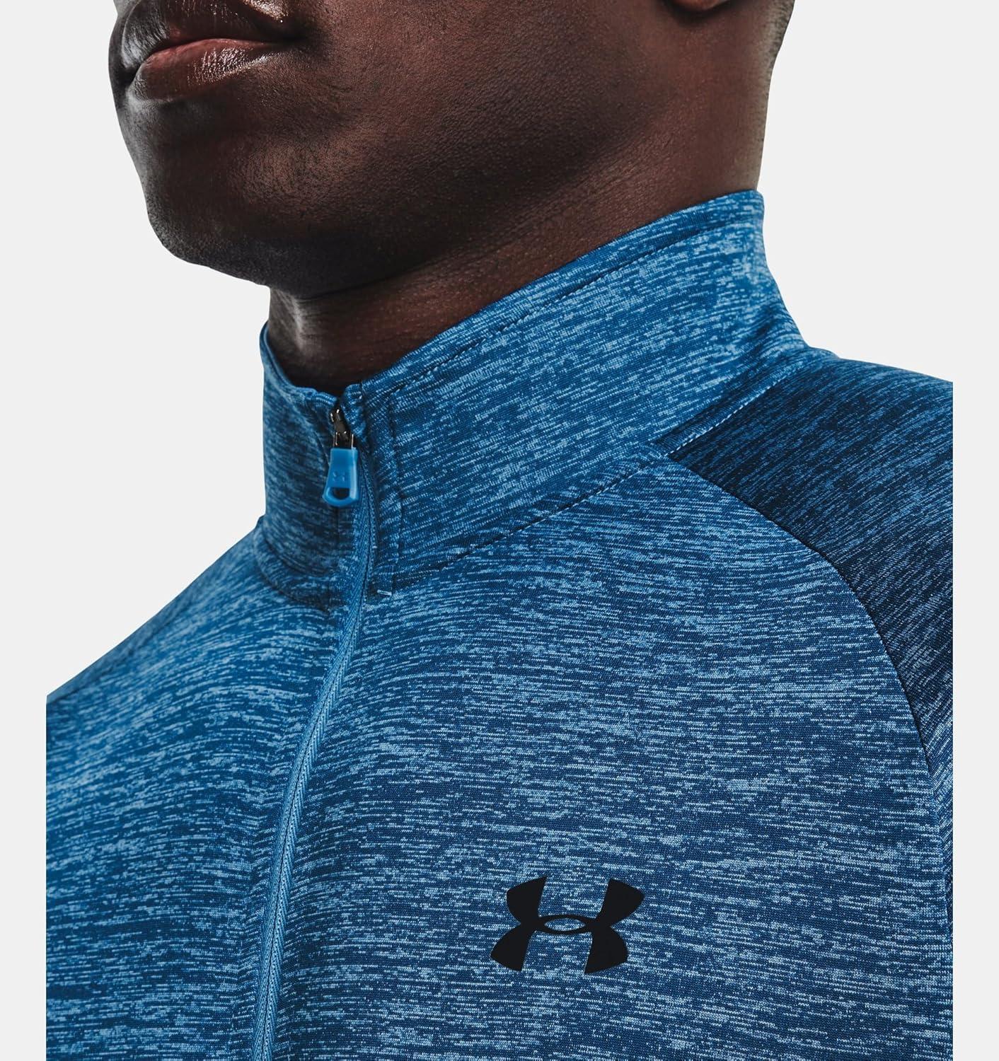 image:imageUnder Armour Mens Tech 20 Zip183 Chicago Blue Petrol Blue Black