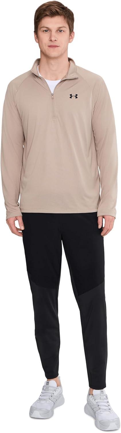 image:imageUnder Armour Mens Tech 20 Zip203 Timberwolf Taupe Black