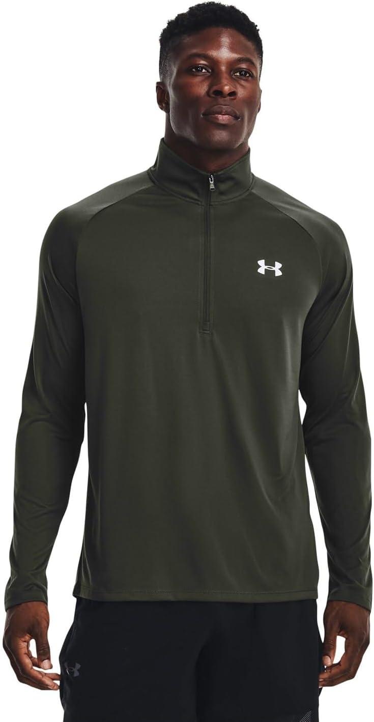 image:imageUnder Armour Mens Tech 20 Zip312 Baroque Green White