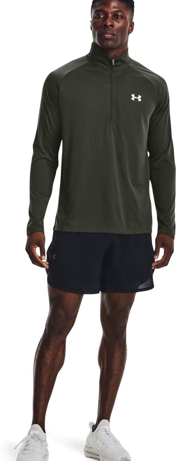 image:imageUnder Armour Mens Tech 20 Zip312 Baroque Green White