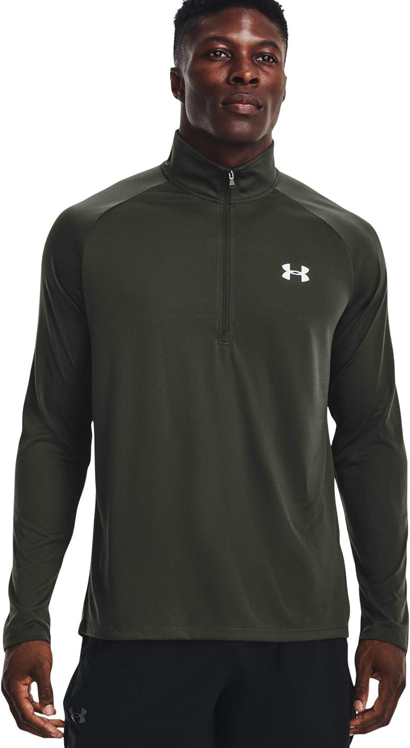 image:imageUnder Armour Mens Tech 20 Zip312 Baroque Green White