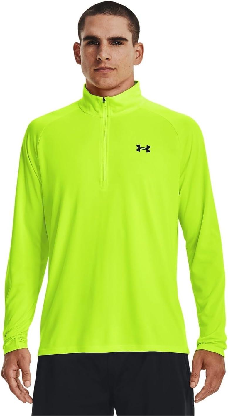 image:imageUnder Armour Mens Tech 20 Zip369 Lime Surge Black