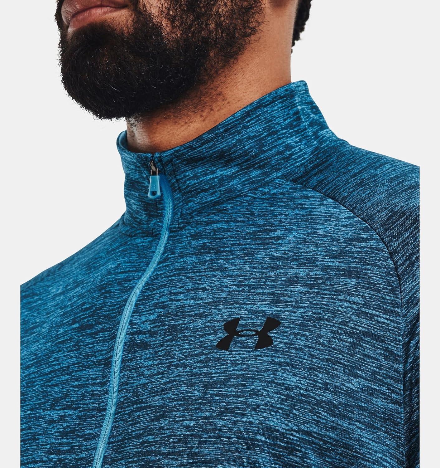 image:imageUnder Armour Mens Tech 20 Zip420 Capri Petrol Blue Black
