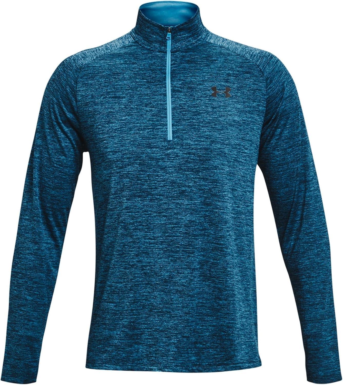 image:imageUnder Armour Mens Tech 20 Zip420 Capri Petrol Blue Black