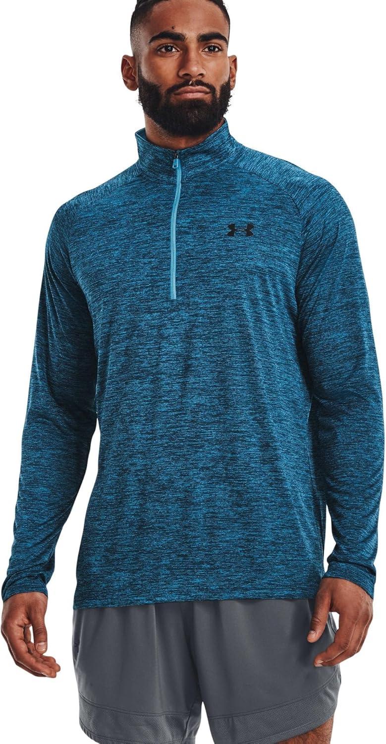 image:imageUnder Armour Mens Tech 20 Zip420 Capri Petrol Blue Black