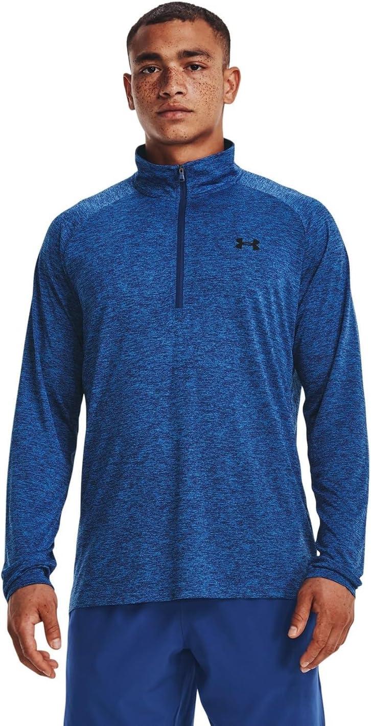 image:imageUnder Armour Mens Tech 20 Zip471 Blue Mirage Cyber Blue Black