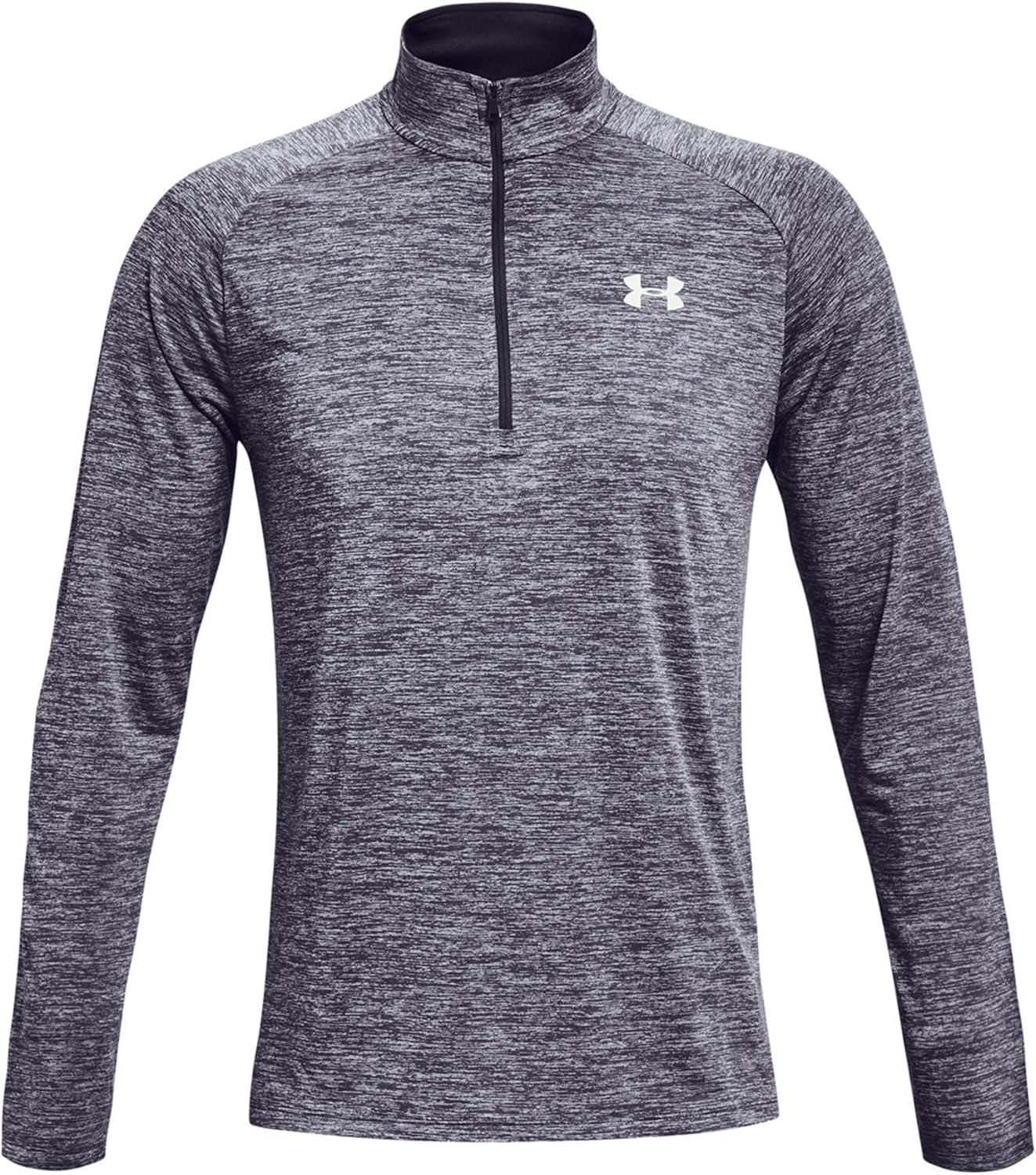 image:imageUnder Armour Mens Tech 20 Zip559 Tempered Steel Mod Gray White