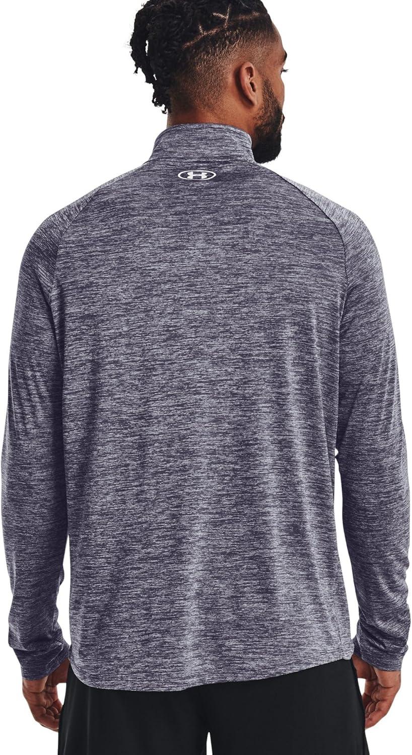 image:imageUnder Armour Mens Tech 20 Zip559 Tempered Steel Mod Gray White