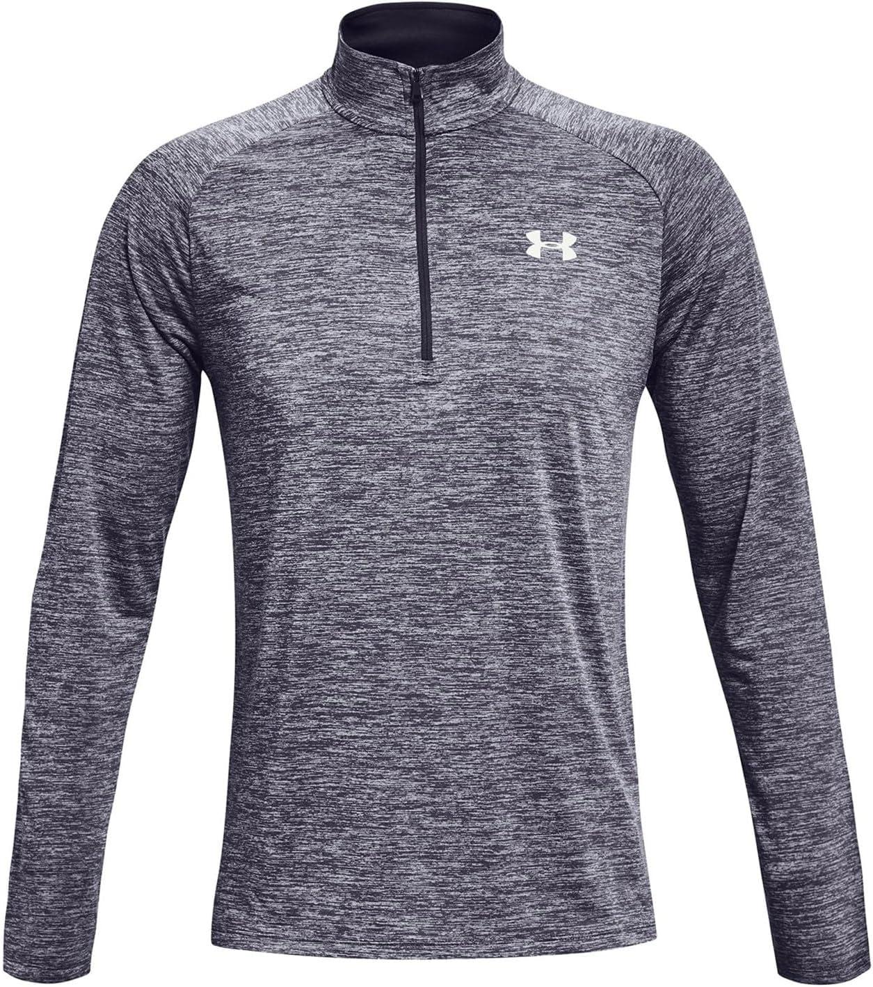 image:imageUnder Armour Mens Tech 20 Zip559 Tempered Steel Mod Gray White