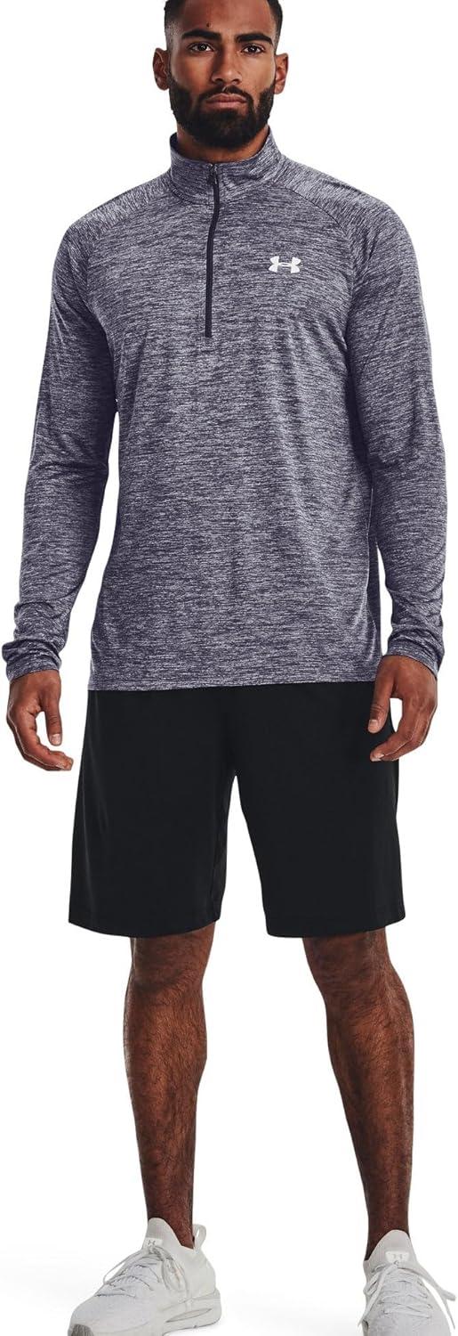 image:imageUnder Armour Mens Tech 20 Zip559 Tempered Steel Mod Gray White