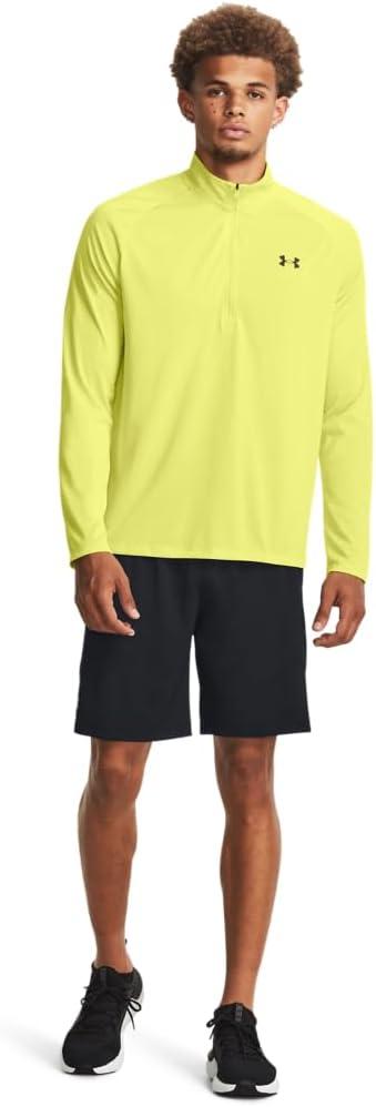 image:imageUnder Armour Mens Tech 20 Zip743 Lime Yellow Black