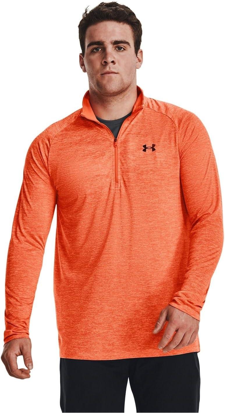 image:imageUnder Armour Mens Tech 20 Zip866 Orange Blast Orange Tropic Black