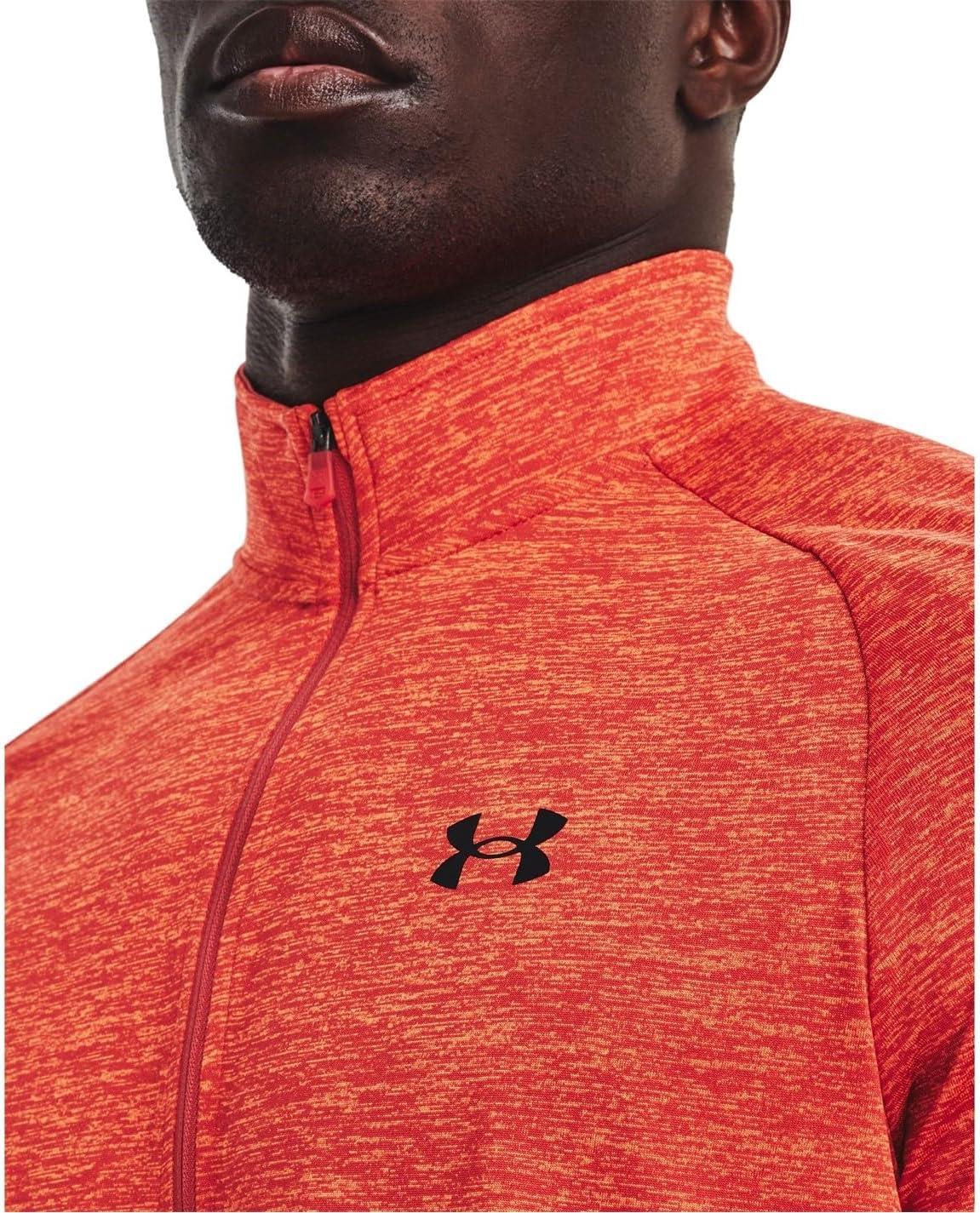 image:imageUnder Armour Mens Tech 20 Zip877 After Burn Orange Blast Black