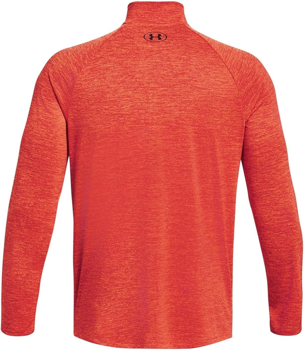 image:imageUnder Armour Mens Tech 20 Zip877 After Burn Orange Blast Black