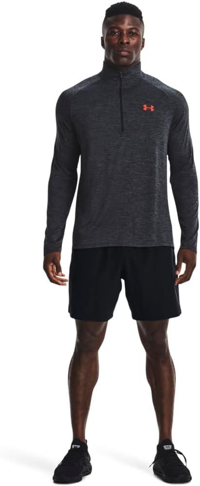 image:imageUnder Armour Mens Tech 20 ZipBlack 003Blaze Orange