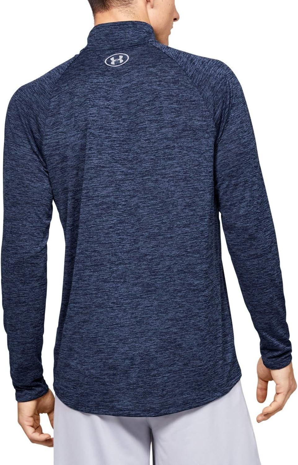 image:imageUnder Armour Mens Tech 20 ZipBlue Ink 497Mod Gray