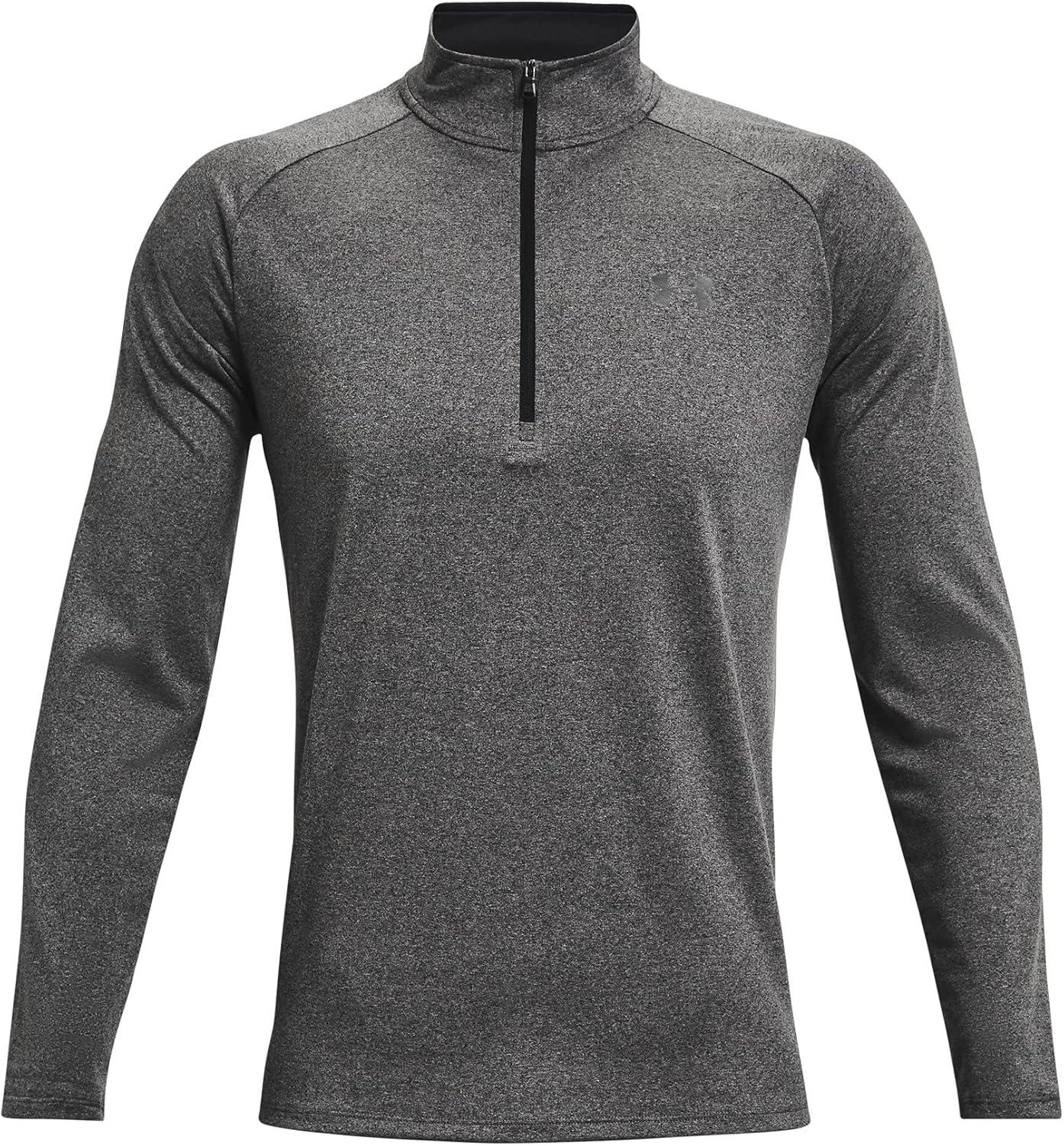 image:imageUnder Armour Mens Tech 20 ZipCarbon HeatherBlack