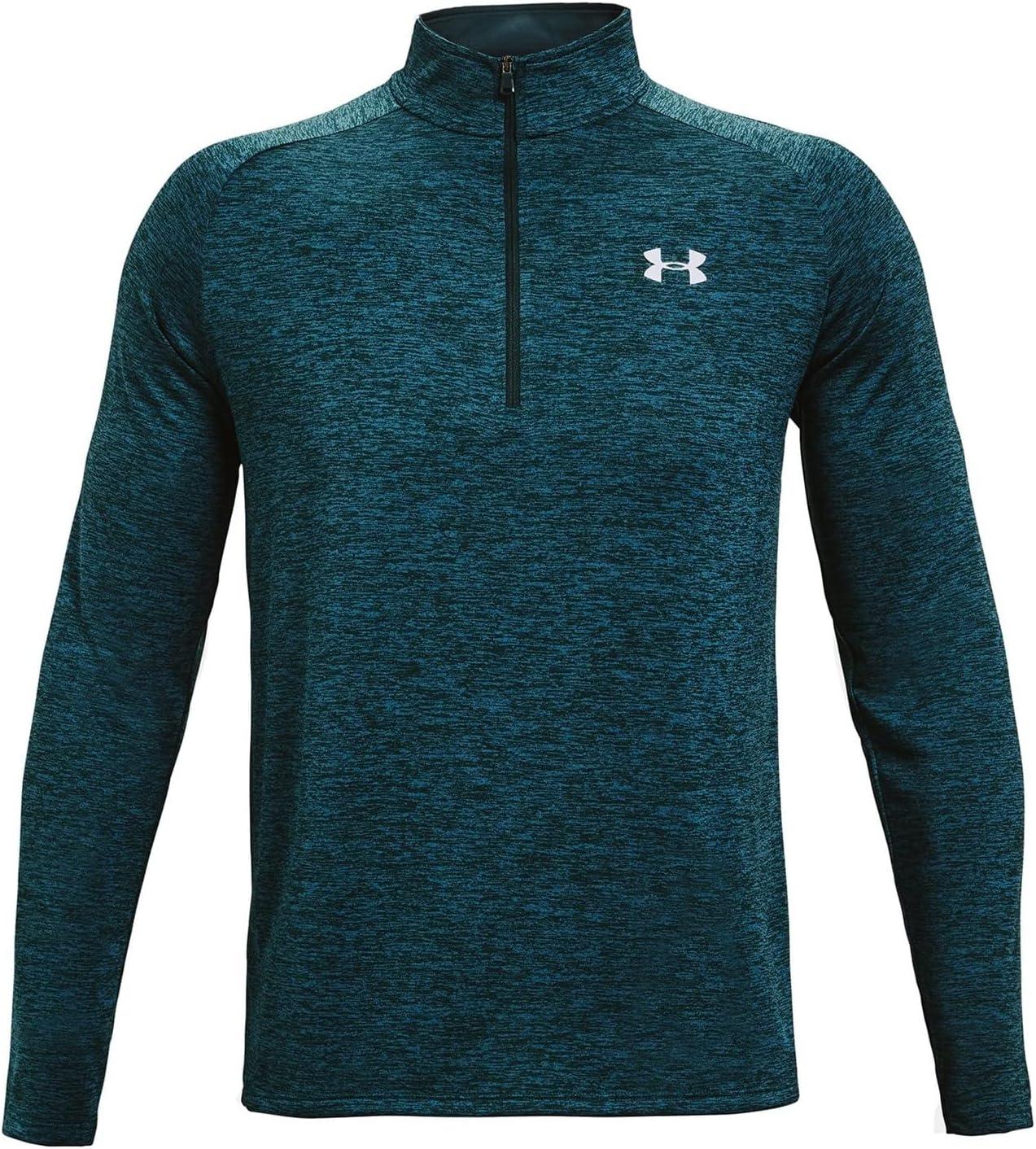 image:imageUnder Armour Mens Tech 20 ZipDark Cyan 463Mod Gray