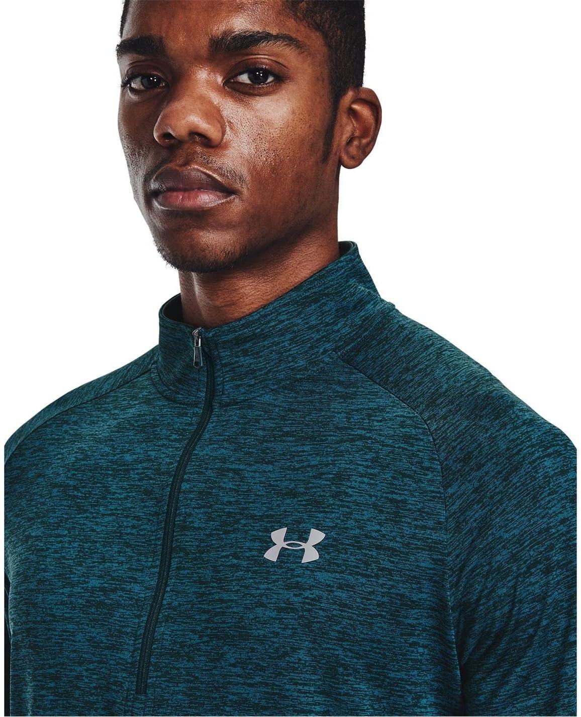 image:imageUnder Armour Mens Tech 20 ZipDark Cyan 463Mod Gray