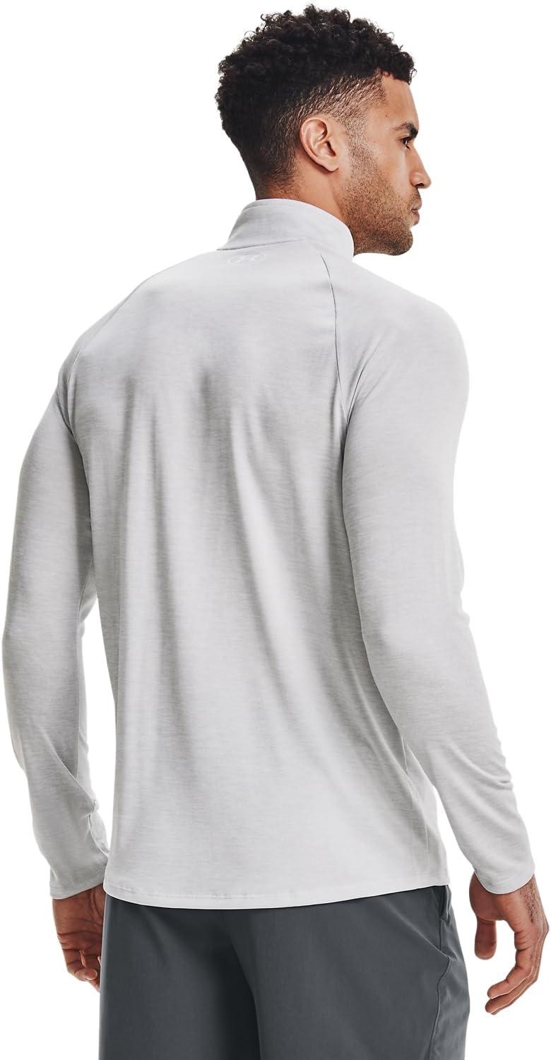 image:imageUnder Armour Mens Tech 20 ZipHalo Gray White