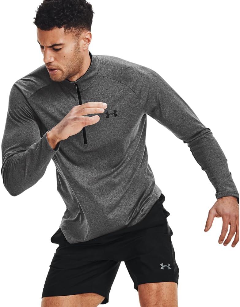 image:imageUnder Armour Mens Tech 20 ZipPitch Gray carbon Heather Black