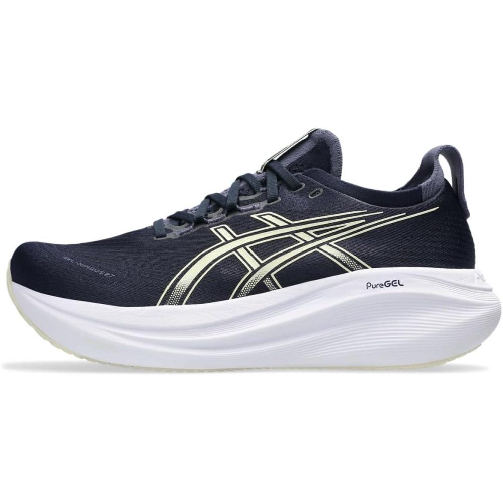 image:imageASICS Mens GelNimbus 27 Running ShoesMidnightVanilla