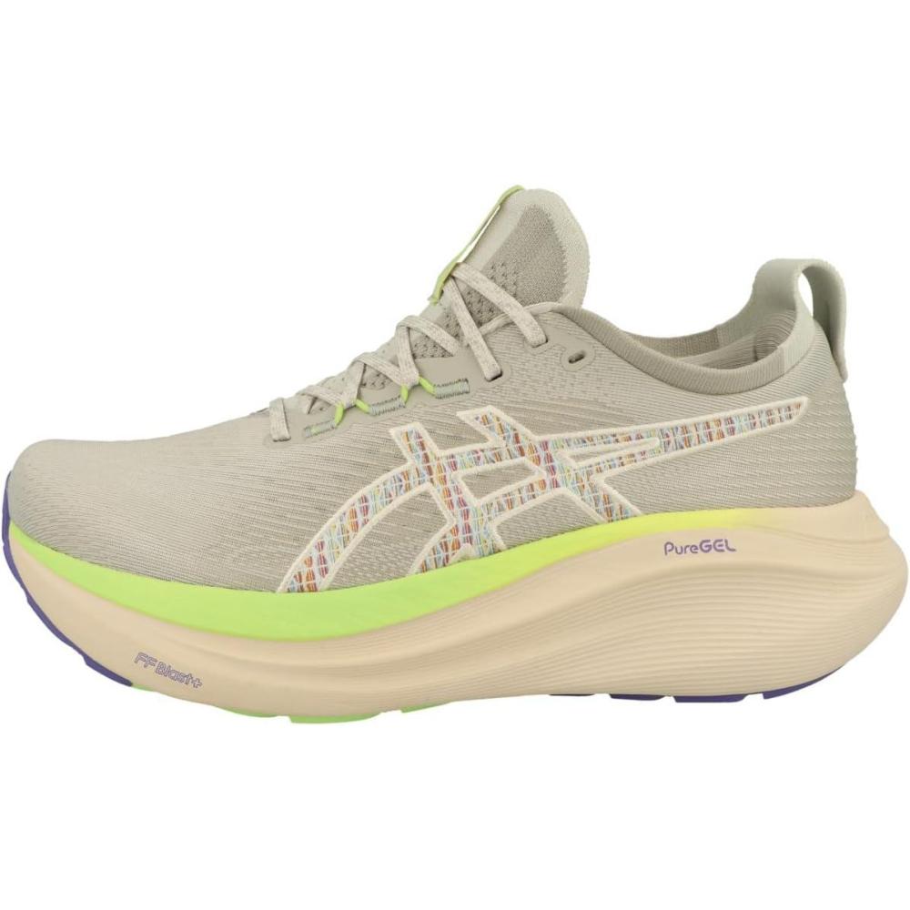 image:imageASICS Mens GelNimbus 27 Running ShoesNature Bathing Lime Green