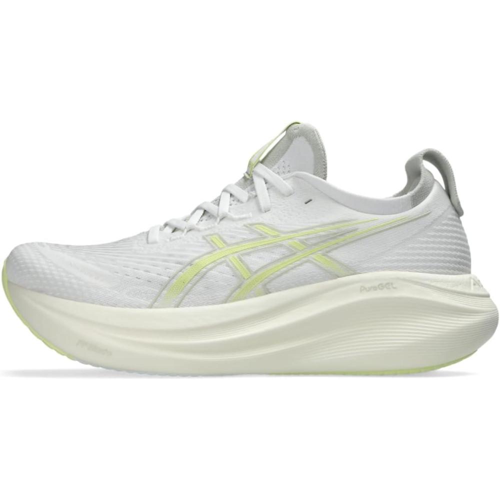 image:imageASICS Mens GelNimbus 27 Running ShoesWhiteHuddle Yellow