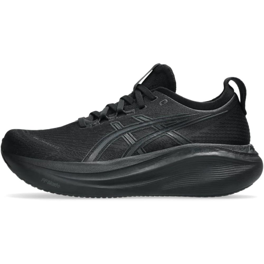 image:imageASICS Womens GelNimbus 27 Running ShoeBlackGraphite Grey