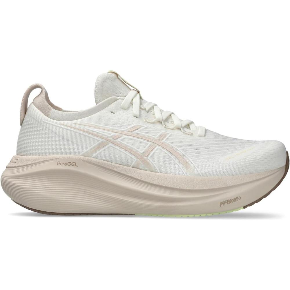 image:imageASICS Womens GelNimbus 27 Running ShoeCream Mineral Beige