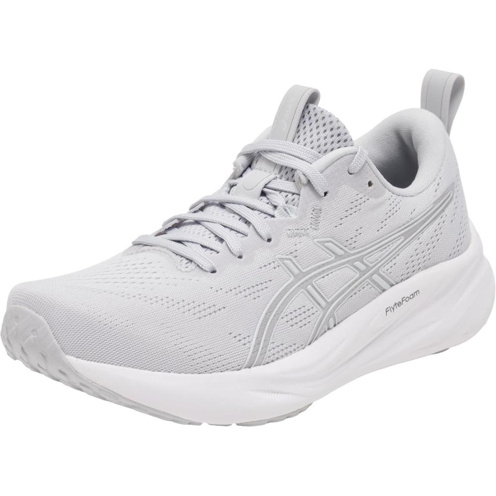 image:imageASICS Womens GelNimbus 27 Running ShoeLake Grey White Sage