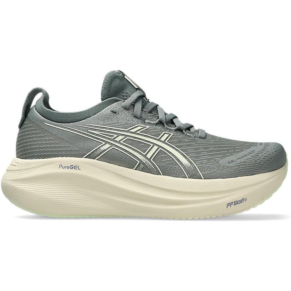 image:imageASICS Womens GelNimbus 27 Running ShoeMonument Blue Whisper Green