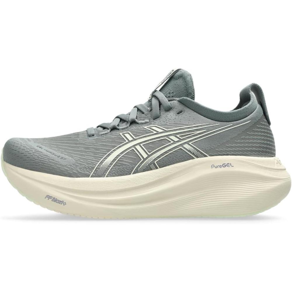 image:imageASICS Womens GelNimbus 27 Running ShoeMonument BlueWhisper Green