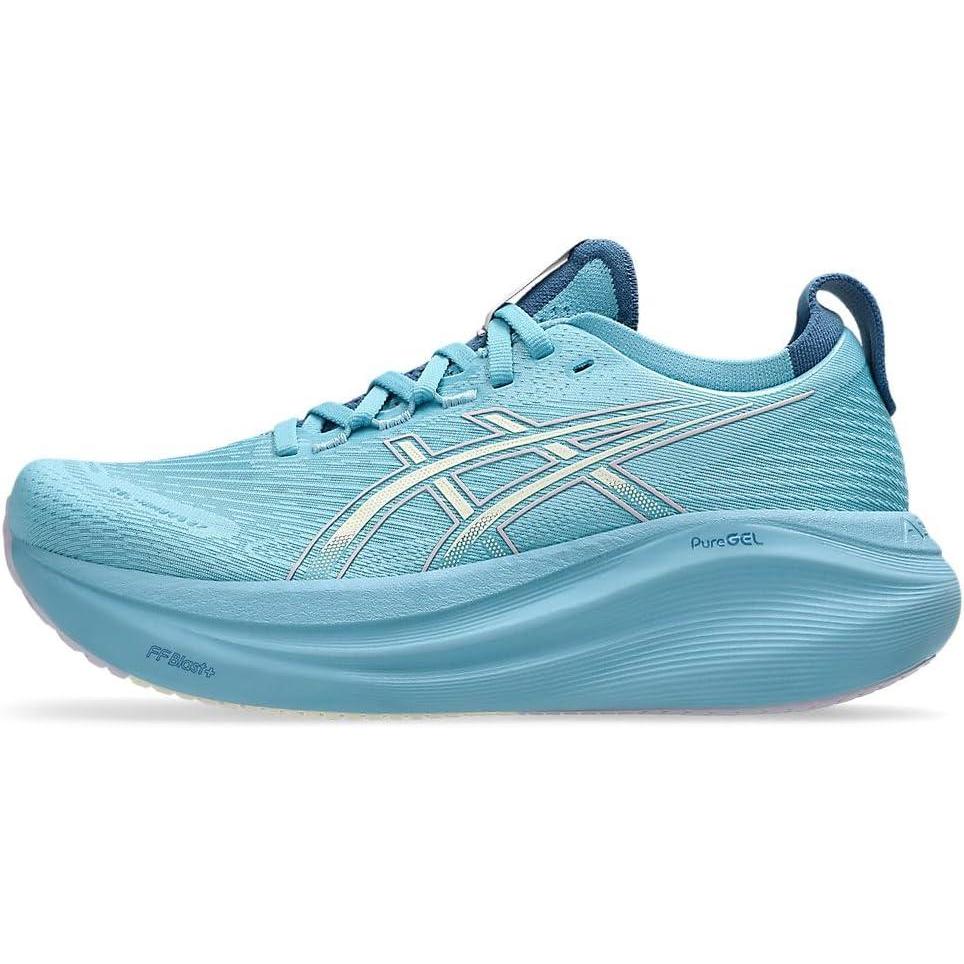 image:imageASICS Womens GelNimbus 27 Running ShoeStillwater Cream